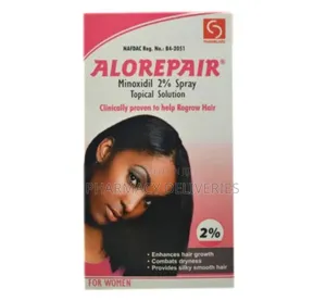 Alorepair Minoxidil Spray Topical Solution for Men Women