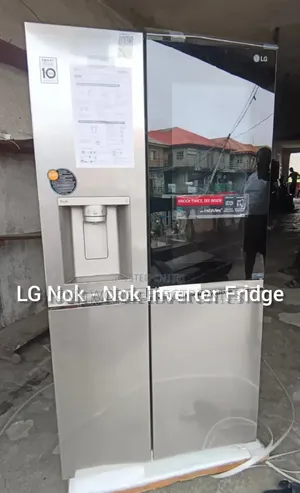 LG Inverter 674L Side by Side Fridge(Nok - Nok)Ice Dispenser
