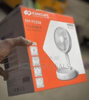 Foldable Mini Table Rechargeable Fan