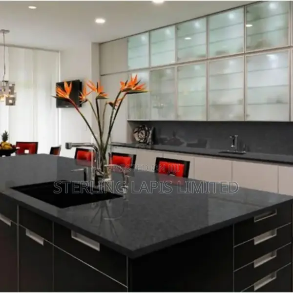Absolute Black Marble Granite Slabs