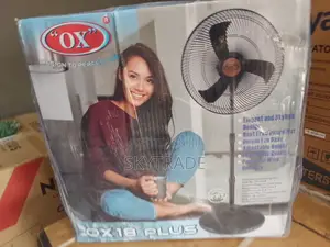 New in OX 18" PLUS Non Rechargeable Standing Fan-Sf-1618