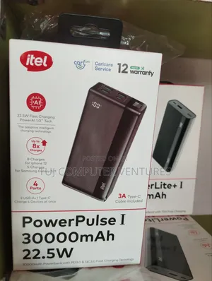Itel Powerbank 30000mah 22.5w