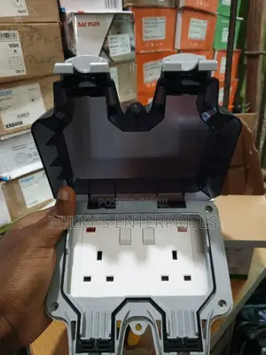 Weatherproof Double Socket