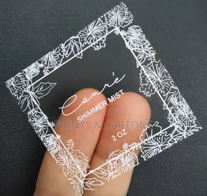 Printed White Ink Label