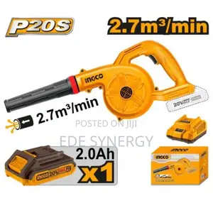 Ingco 20v Portable Cordless Air Blower Lithium Ion