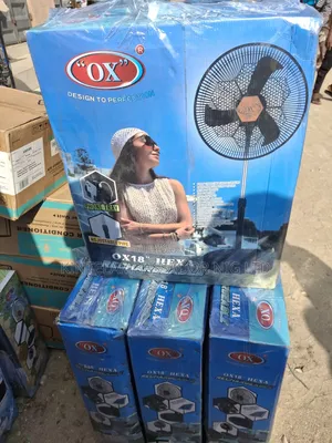 OX 18" Hexa Rechargeable Fan