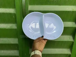 2 Compartment Melamine Plate