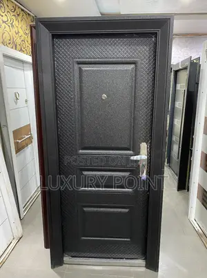 Black German Steel Door G7