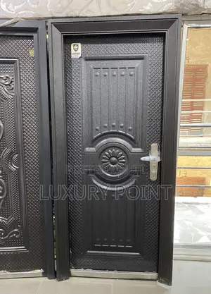 Black German Door Back Exit