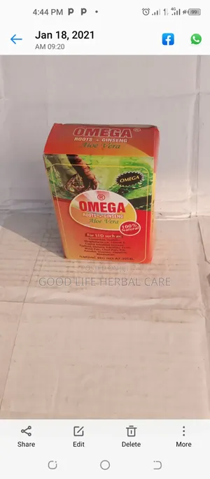 Omega Root Ginseng Aloe Vera