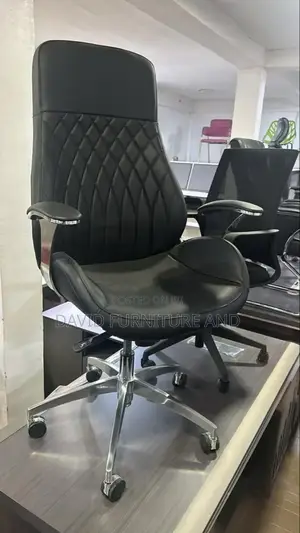 Black Leather Office Chair
