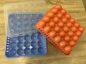 Single Layer Egg Crate Box With Lid