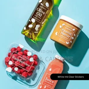 Branded White Ink Product Labels