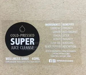 White Ink Product Label Branding