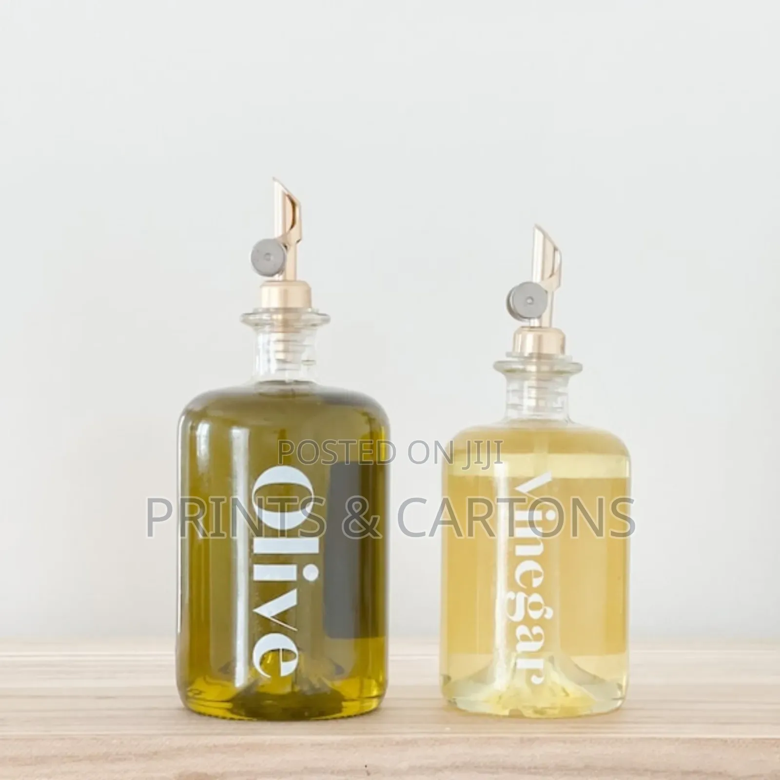 Printed White Label Product Labels