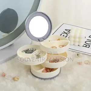 Rotating 4 Layer Jewelry Organizer