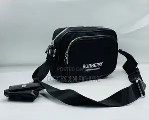 Original Burberry Black Side Bag Is Available in Store Now