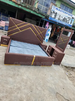 6by6 Bed Stand With Dresser and Side Tables
