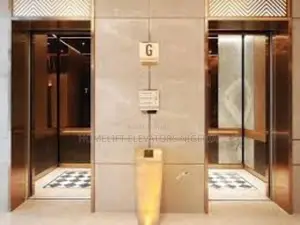 Flat Empty Hotel Elevator