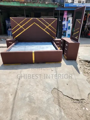 Advanced Upholstery 6by6 Set of Bed.
