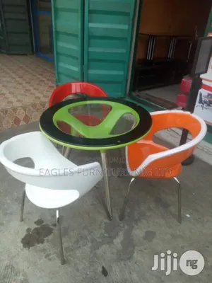 Mini Round Dinning Table With 3 Chairs