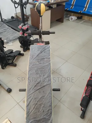Non Foldable Sit-Up Bench With Punching Ball