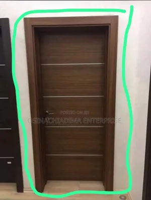 HDF Wood Rooms Door Size 7ft