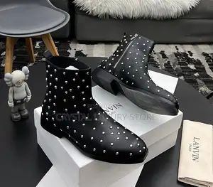 Lanvin Madley Quality Luxury Men Ankle Boots