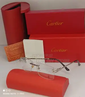 Cartier Quality Luxury Men Frame Glasses