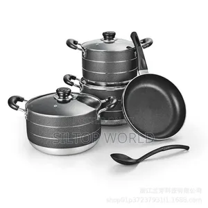 8pcs of Quality SMP Non-Stick Cookware With Frying and Spoon