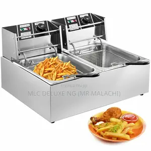 2 Baskets Kitchen Deep Fryer (Electric) 8L X2 Double Fryer