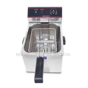 Single Tank Electric Kitchen Deep Fryer (Stainles)Chip Fries