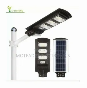 All in One 400w Solar Rechargeable LED Street Light W/Pole