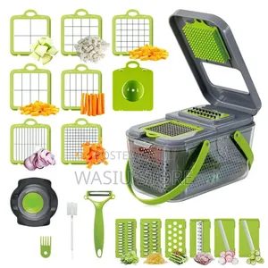 22 in 1 Pro Food Chopper, Kitchen Vegetable Slicer Cutter