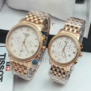 Tissot Chronometer White Dial Couple Watch