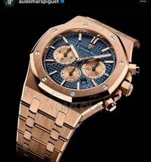 Audemars Piguet Chronograph Blue Dial Gold Watch