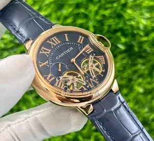Cartier Mechanical Blue Dial Watch