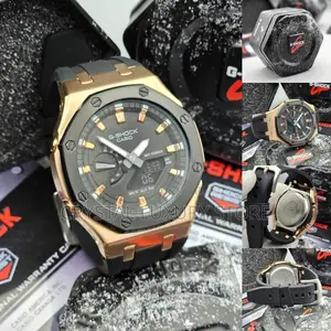 G-Shock Casio Quality Luxury Men Rubber Strap Wristwatch