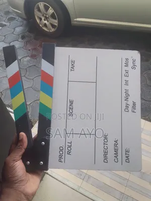 Wooden Movie Directors Clapboard Clapper Board