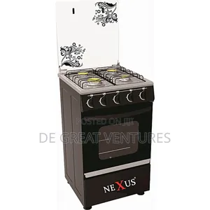 Brand New Nexus 50×50 4borner Standing Gas Cooker>>Silver>>