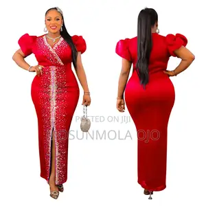 Sexy V Rhinestone Dress