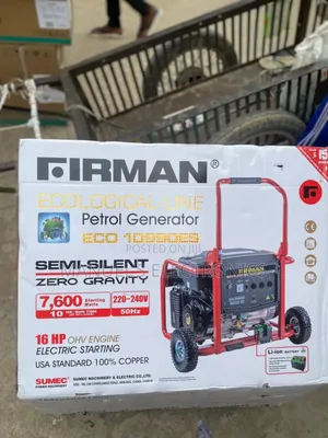 Buy And Enjoy You Firman Petrol Gen 7.6kva 100% Copper Coil