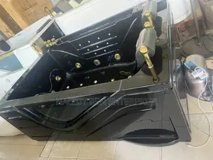 Acrylic Black Jacuzzi With TV
