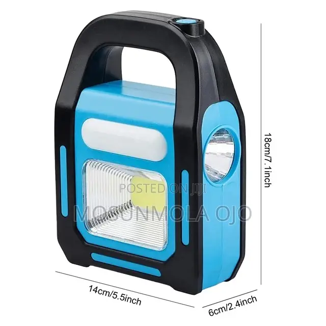 LED Camping Solar USB Rechargeable IPX4 Waterproof Light