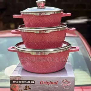 6pcs Granited Coated Cookware Set ~ 20cm 24cm 26cm