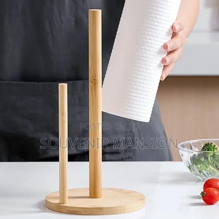 Bamboo Tissue Holder