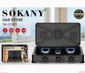Sokany 3 Face Quality Anti Rust Table Top Gas Cooker/Burner