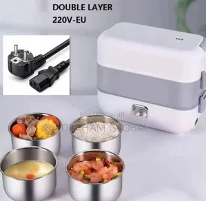Electric Lunch Box Double Layer