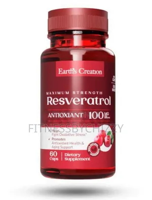 Resveratrol 100mg X 60 Capsules Earth's Creation