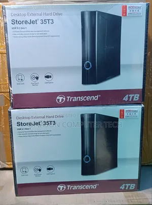 Transcend 4tb Desktop External Hard Drive Storejet 35T3